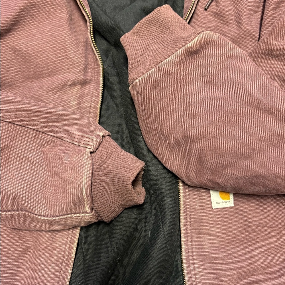 Carhartt Women’s Purple Hooded Coat - Picture 2 of 5